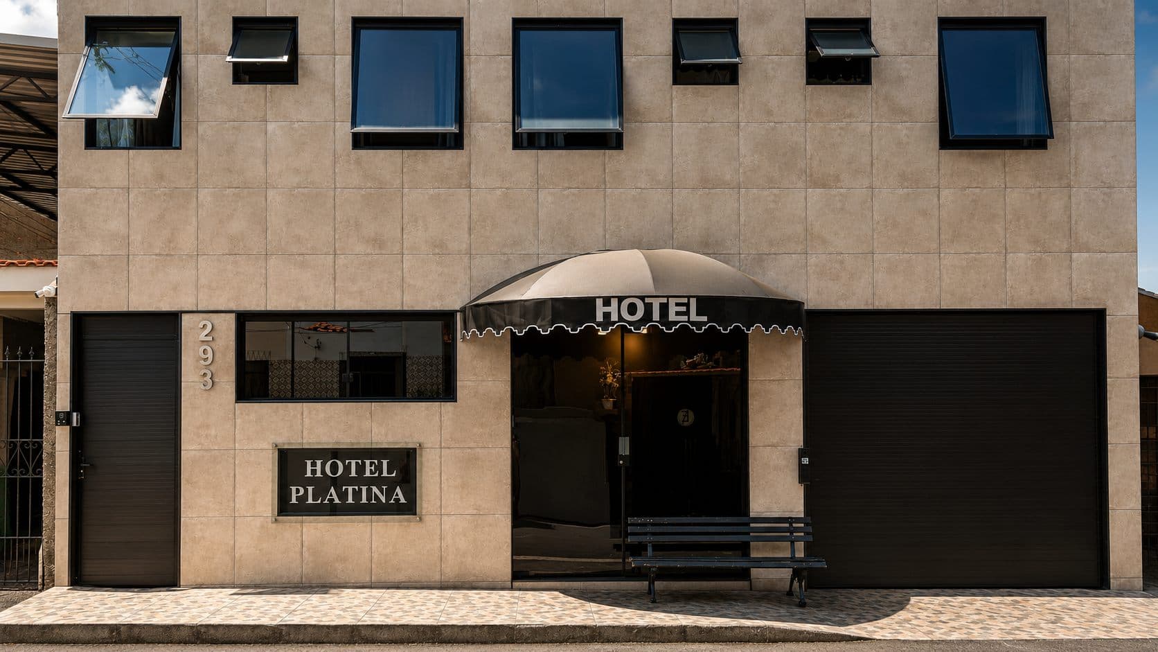 Fachada do Hotel Platina em Juiz de Fora
